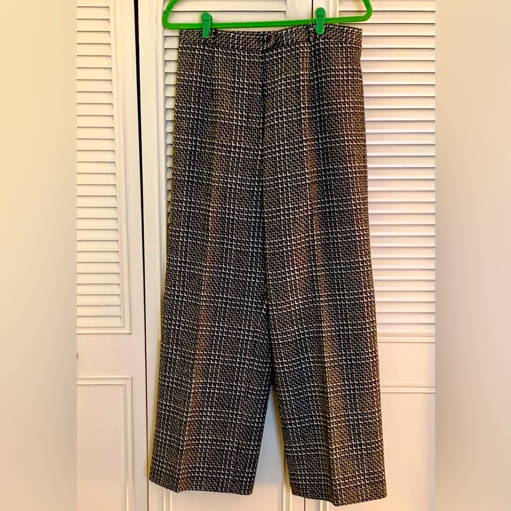 Talbots Black & White Pants - Size 14
